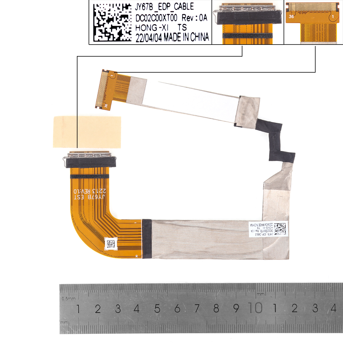 Picture of New LCD Display Screen Cable Replacement  For LENOVO Y9000X Legion S7 16IAH7 16ARHA7.